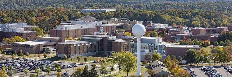 aerial photo of the dayton campus
